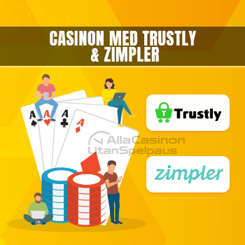 Casinon med Trustly och Zimpler